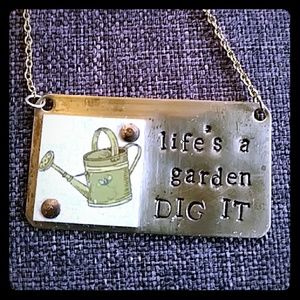 Garden Pun Necklace